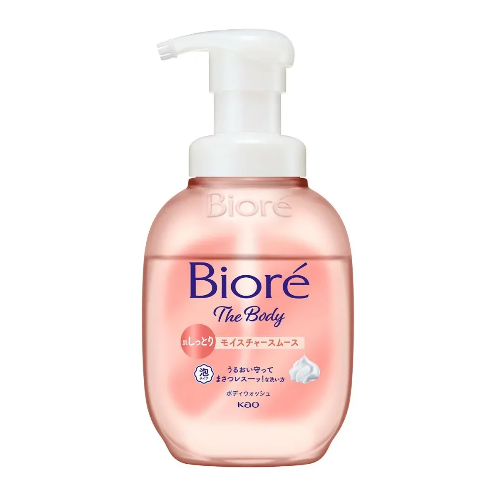 【送料込】花王 ビオレ ザ ボディ 泡タイプ モイスチャースムース ポンプ 本体 510mL ボディウォッシュ ボディソープ 1個