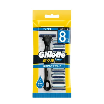 【×2個 配送おまかせ】P&G ジレット 剃り味 +プラス 深剃り 7B ホルダー付