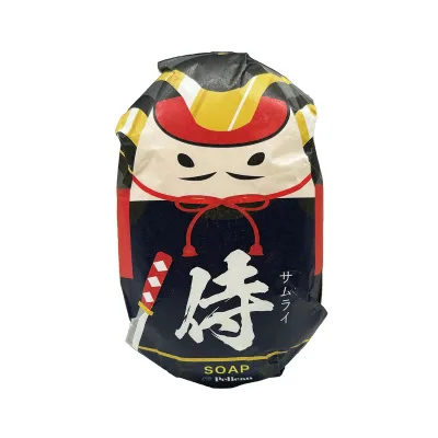 【×3個 配送おまかせ】ペリカン石鹸 和せっけん 侍 石鹸 ソープ 180g