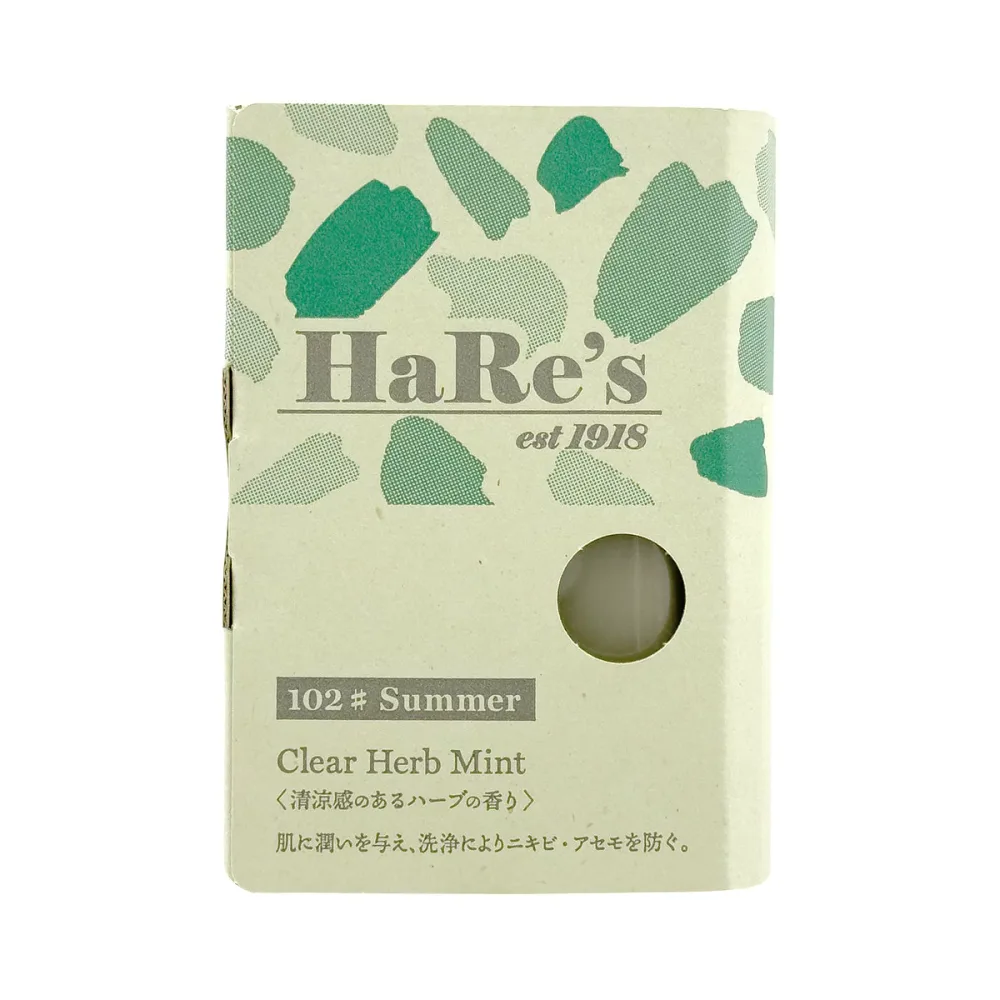 【×7個 配送おまかせ】エスケー石鹸 HaRe’s ハレ 四肌のスキンソープ 102# 夏 清涼感のあるハーブの香り 100g 石けん
