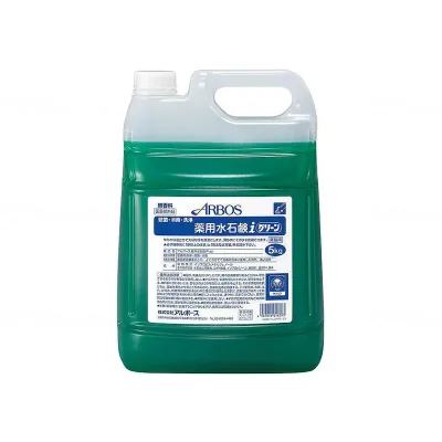 【送料込】アルボース 薬用 水石鹸I グリーン 無香料 5kg 業務用 ハンドソープ 1個