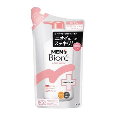 【送料込】メンズビオレ 薬用 デオドラント ボディウォッシュ 肌ケアタイプ つめかえ用 360mL ボディソープ 花王 1個