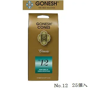 ガーネッシュ GONESH incense 25 cones CLASSIC No.12