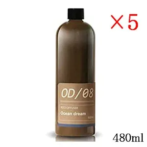 阪和 メルシーユー リードディフューザー MRUS-50-OD 詰替用オイル 480ml オーシャンドリーム ×5セット