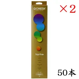ガーネッシュ GONESH incense TOPFIVE 50 sticks ×2セット