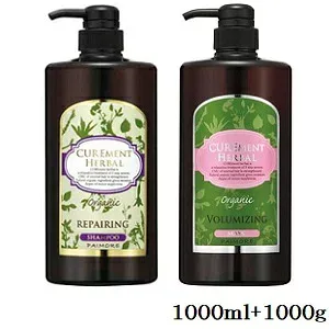 パイモア キュアメントハーバル リペアリング シャンプー 1000ml + ボリューマイジング マスク 1000g
