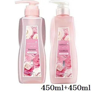 サムライ ウーマン ホワイトローズ シャンプー スムースモイスト 450ml + コンディショナー 450ml