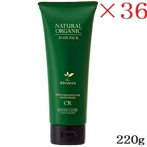 パシフィックプロダクツ アブリーゼ ナチュラルオーガニック ヘアパック CR 220g ×36セット