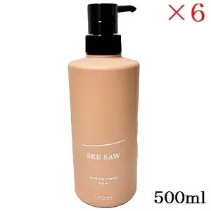 ルベル シーソー SEE/SAW ヘアトリートメントT タイト 500ml ×6セット