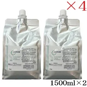 中野製薬 薬用 コリューム リペアメント 3000g (1500ml×2) レフィル 詰替用 ×4セット (医薬部外品)