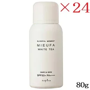 ナプラ ミーファ フレグランスUVスプレー 80g ホワイトティー ×24セット