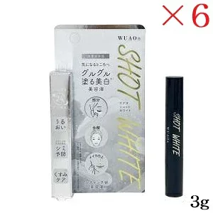 WUAO ウアオ ショットホワイト 3g ×6セット (医薬部外品)