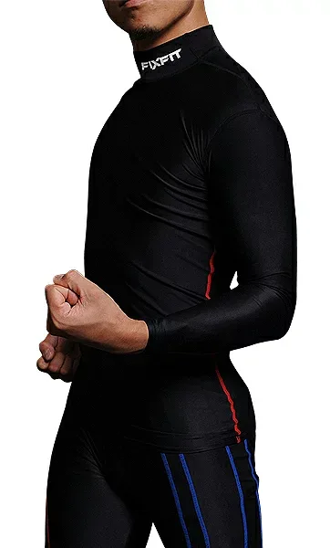 ★スポーツが変わる!着用中は体を楽にする設計のスポーツウェア FIXFIT APEX フィックスフィット ムーブライン。【品番:ACW-X13 ロング】話題のサポートインナー スポーツ 加圧 コンプレッションインナー Lot No.05