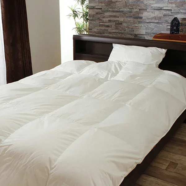 羽毛布団 シングル ロング 150×210cm ホワイトダック ダウン 85% 増量タイプ 冬ギフト