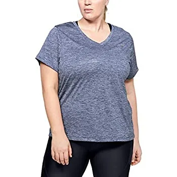 【中古】【39shop】【輸入品・未使用】Under★Armour レディース テックツイスト Vネック 半袖 X-Small ブルー(新古品)