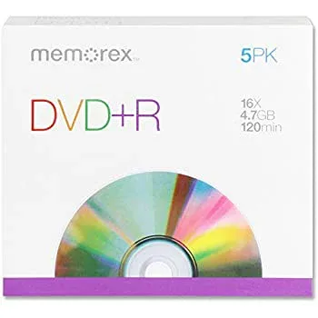 【中古】【39shop】【輸入品・未使用】Memorex★Dvd Plus R 4.7 GB ケーキボックス 5個パック(新古品)