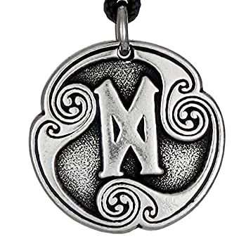 【中古】【39shop】【輸入品・未使用】ピューター?の新しいBeginnings★Talismanペンダント???Viking Asatruネックレス(新古品)