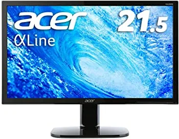 【中古】【39shop】Acer★モニター ディスプレイ AlphaLine 21.5インチ KA220HQbmidx フルHD TN HDMI DVI D-Sub スピーカー内蔵 ブルーライト軽減 VESA対応(良い)