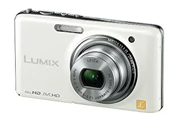 【中古】【39shop】パナソニック★デジタルカメラ LUMIX FX77 リリーホワイト DMC-FX77-W(良い)