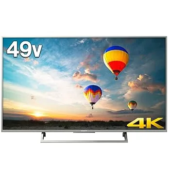 【中古】【39shop】ソニー★49V型 液晶 テレビ ブラビア KJ-49X8000E S 4K Android TV 外付けHDD録画外付けHDD裏番組録画 2017年モデル(非常に良い)