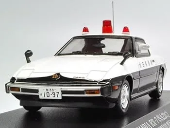 【中古】【39shop】ヒコセブン★RAIS 1/43 MAZDA SAVANNA RX-7 PATROL CAR 秋田県警察交通部交通機動隊車両 完成品(非常に良い)