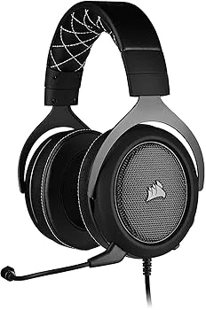 【中古】【39shop】Corsair★コルセア HS60 PRO SURROUND Carbon ゲーミングヘッドセット 7.1ch PC PS4 Switch CA-9011213-AP SP885(良い)