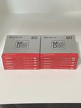 【中古】【39shop】SONY★録音用ミニディスク MD 80分 10枚セット MDW80T(良い)
