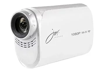 【中古】【39shop】joyeuxジョワイユ★防水 フルハイビジョン WiFi 対応 アクションビデオカメラ ホワイト JOY200WH ホワイト(良い)