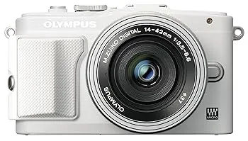 【中古】【39shop】OLYMPUS★ミラーレス一眼 PEN Lite E-PL6 EZレンズキット ホワイト E-PL6 EZ LKIT WHT(良い)