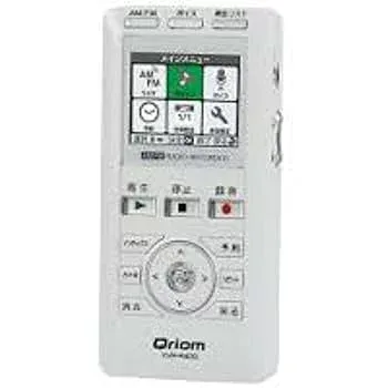 【中古】【39shop】キュリオム ラジオボイスレコーダー★ホワイト YVR-R400W(良い)