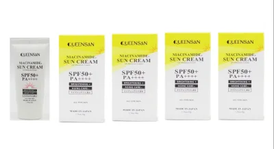 【定価3850円×4個セット】QUEENSAN 強力日焼け止め サンクリーム(SPF50+ PA++++)50g 化粧下地 新品