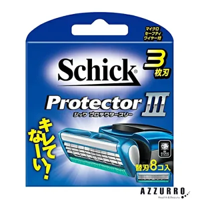 シック Schick プロテクタースリー 替刃 8個入【ドラッグストア】【追跡可能メール便対応10個まで】