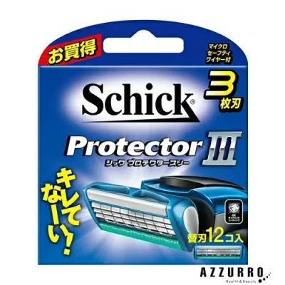 シック Schick プロテクタースリー 替刃 12個入【ドラッグストア】【宅急便コンパクト対応】