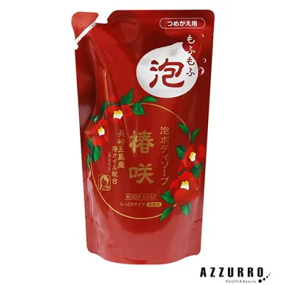 ロケット石鹸 泡ボディソープ 椿咲 つめかえ用 480ml【ドラッグストア】【追跡可能メール便対応1個まで】【宅急便コンパクト対応】