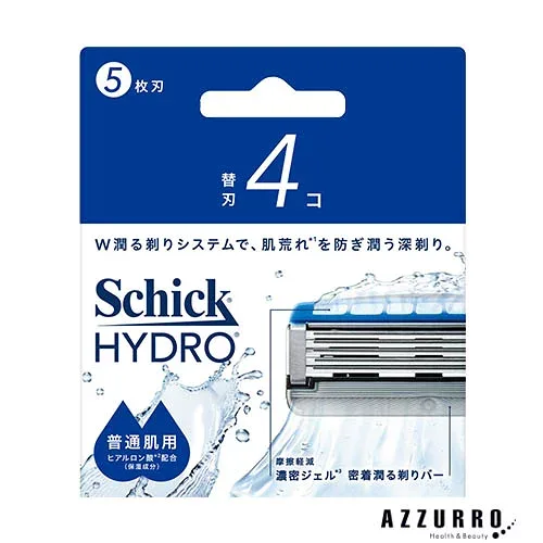 シック ハイドロ Schick HYDRO 普通肌 替刃 4個入【宅急便コンパクト対応】【ドラッグストア】