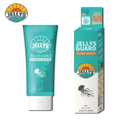 JELLYS GUARD SUNCREEEN ジェリーズガード サンスクリーン クラゲ除け 日焼け止め クリーム 50mL / NET WT.1.6 OZ SPF50+ PA++++ 海水浴 海 サーフィン ダイビング シュノーケリング クラゲ対策 紫外線対策 UVカット ウォータープルーフ マリンスポーツ