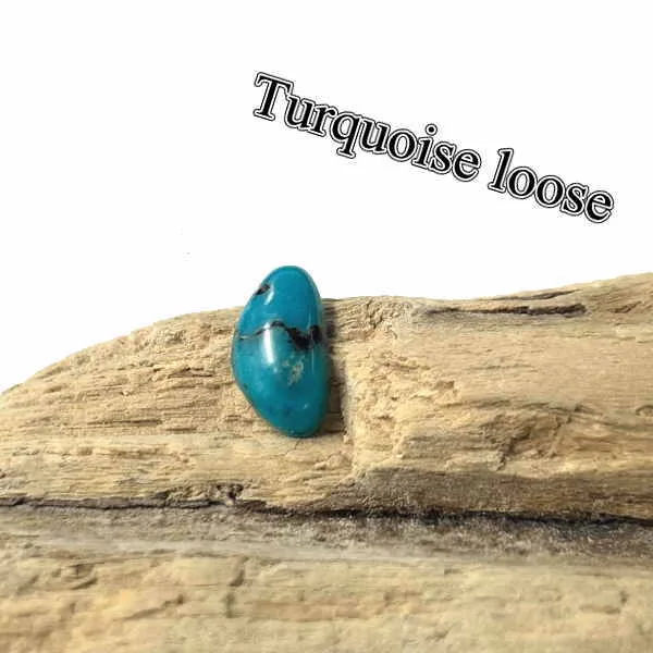 tru-116 ブルームーン ターコイズ ルース Turquoise【ネバダ州】カボション アクセサリー/材料/彫金/コレクション