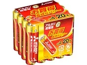 【法人様限定 まとめ買い】三菱 アルカリ乾電池・単4 200本セット(20本入パック×10) LR03GD/20CS 10P