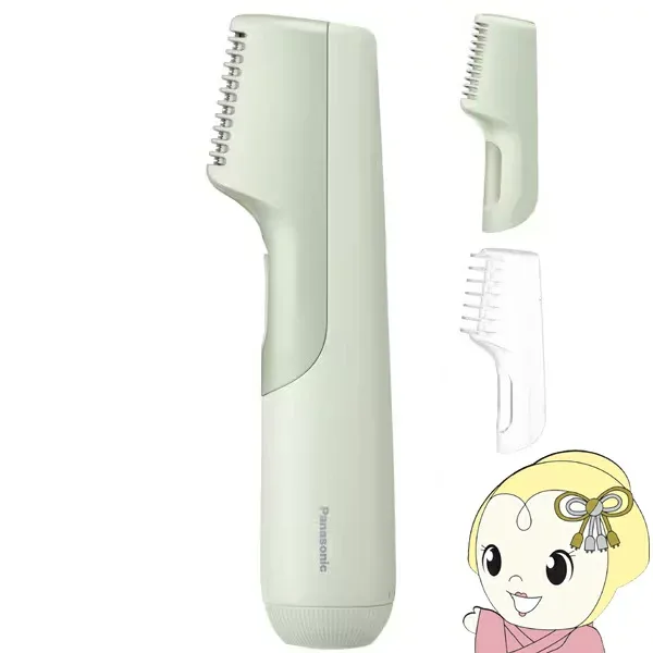 ボディトリマー 乾電池式 3mmまで 腕 脚 VIO パナソニック Panasonic メンズボディシェーバー ER-GK23-G ライトグリーン【KK9N0D18P】