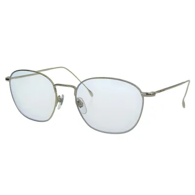 楽天スーパーセール!【中古】超美品 グッチ GUCCI GG11860 ウェリントン型 細フレーム フルリム クリングスタイプ めがね 眼鏡 メガネ メンズ ロゴ アイウェア シルバー 度あり ケース付き