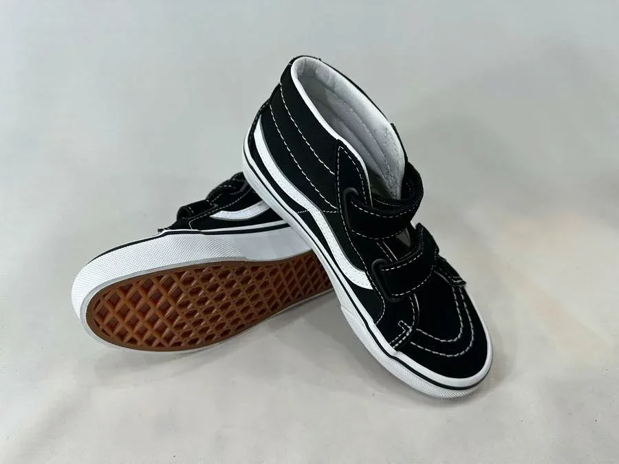 VANS SK8-MID REISSUE V BLACK/TRUE WHITE シューズ スニーカー 子供 キッズ 国内正規品
