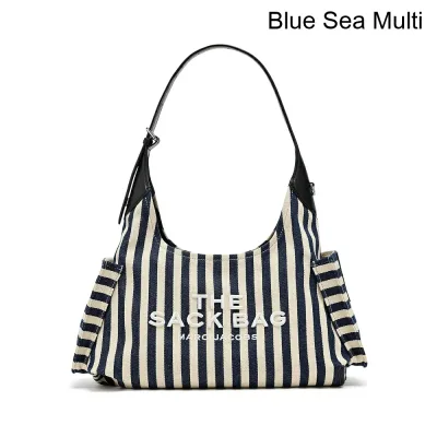 (取寄) マーク・ジェイコブス ザストライプキャンバスベルトサックバッグ marc jacobs The Stripe Canvas Belted Sack Bag