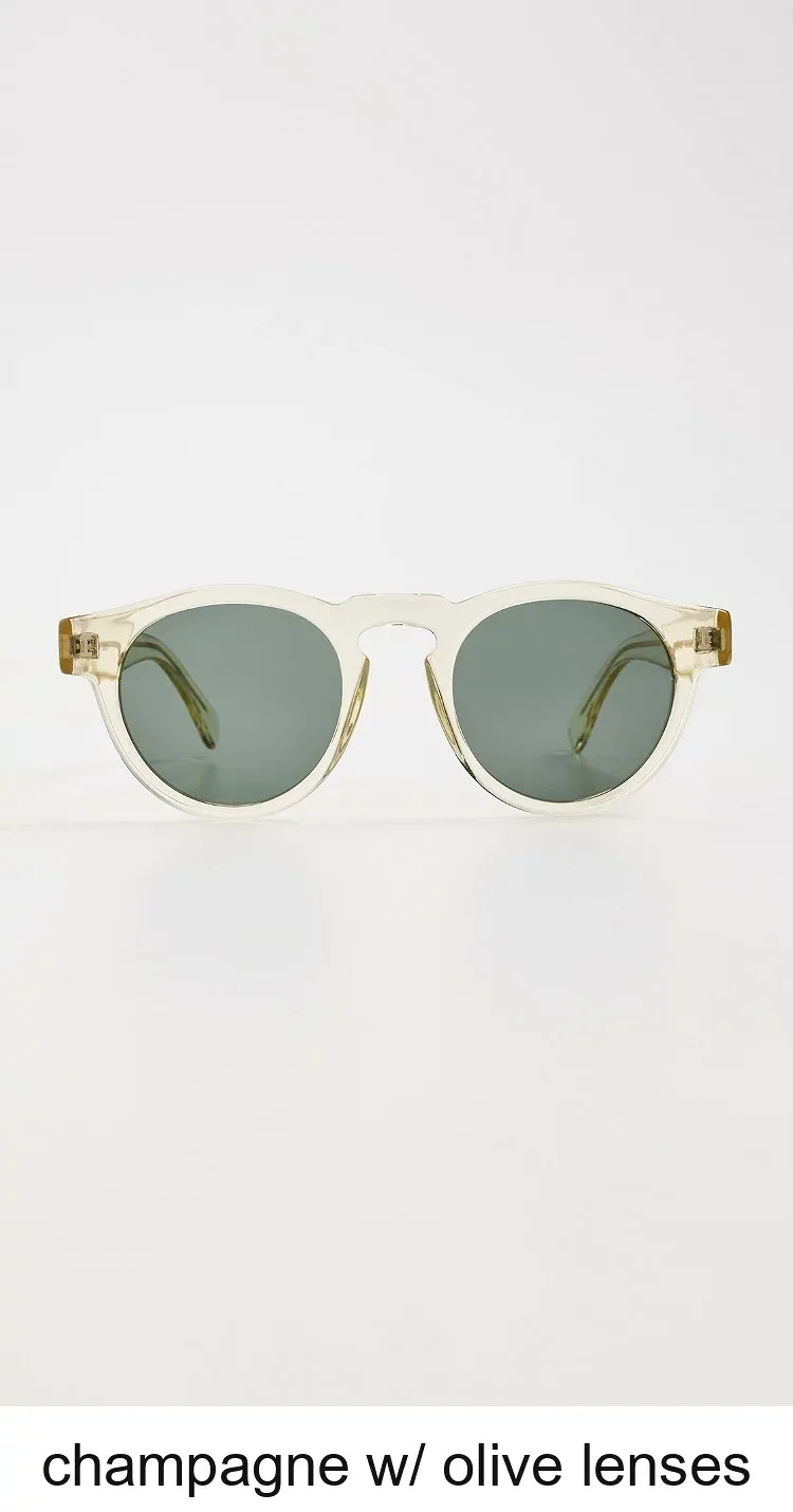(取寄) イレステーバ レナード サングラス Illesteva Leonard Sunglasses champagne w/ olive lenses