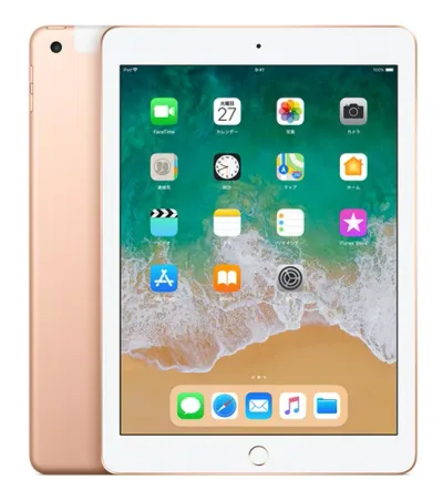 送料無料 中古 Apple iPad 第6世代 32GB MRJN2J/A Wi-Fi ゴールド 181814 181814
