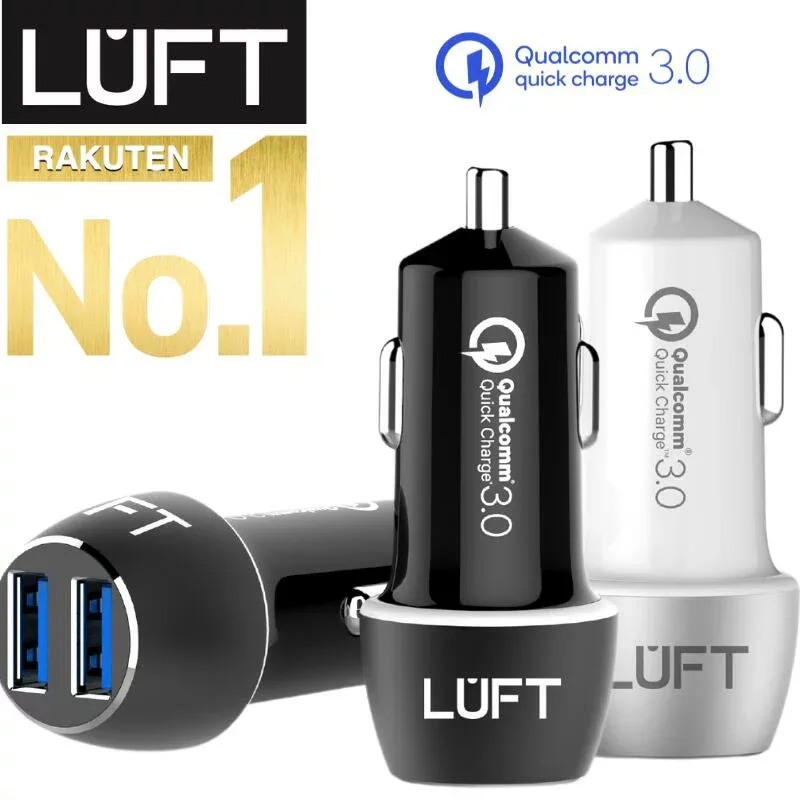 【楽天No.1獲得!高評価レビュー3800件突破】カーチャージャー シガーソケット USB 急速充電 車載 車 充電器 最大出力6A スマホ スマートフォン タブレット 12V-24V対応 iphone Android アンドロイド アイフォン クイックチャージ Qualcomm クアルコム