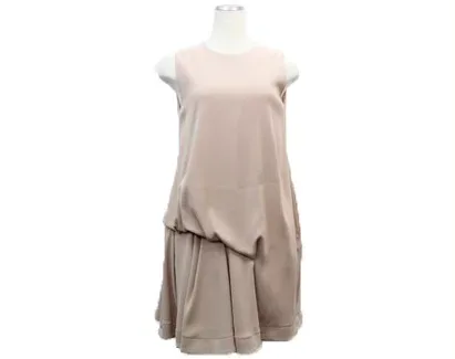 DAISY LIN for FOXEY フォクシー タンクツイストワンピース 31938 ピンクベージュ サイズ38(S相当)【中古】レディース