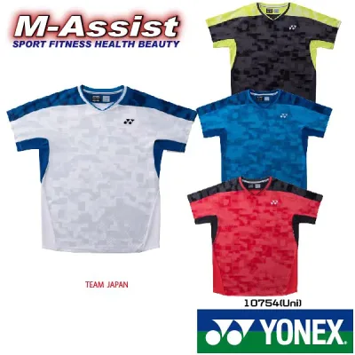 【マラソンポイント】 期間限定祭 ヨネックス祭 YONEX 10754 TEAM JAPAN 日本代表 着用モデル Uni MEN ゲームシャツ ゲームウェア 半袖Tシャツ 特別 モデル バドミントン祭 ヨネックス エムアシスト
