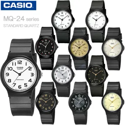 安心!【出荷前に新品電池に交換代金込】CASIO MQ-24 カシオ スタンダード 男女兼用サイズ メンズ レディース キッズ 子供 男の子 女の子 人気 定番 アナログ 腕時計 試験 受験 学生 誕生日 ギフト プレゼント チープカシオ【並行輸入 新品一年保証】チプカシ*送料無料*