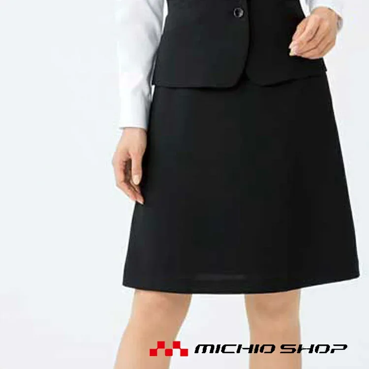 事務服 制服 ボンマックス(BONMAX)Aラインスカート AS2280大きいサイズ17号・19号オフィスユニフォームスーツビジネスカジュアル事務服