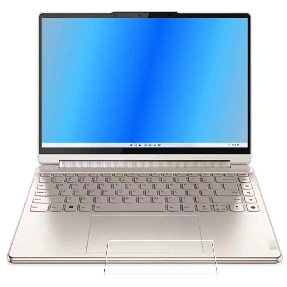 Lenovo Yoga 9i Gen 8 14型 2023年モデル 用 高硬度 9H アンチグレア タイプ タッチパッド 専用 保護 フィルム ★ 強化 ガラスフィルム と同等の 高硬度9H レノボ ヨガ ナインアイ ジェン エイト